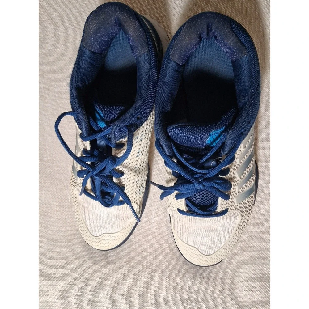 K-Swiss Men's Size 9‎ Pickleball Express Light Court Shoes White/Blue Sneakers